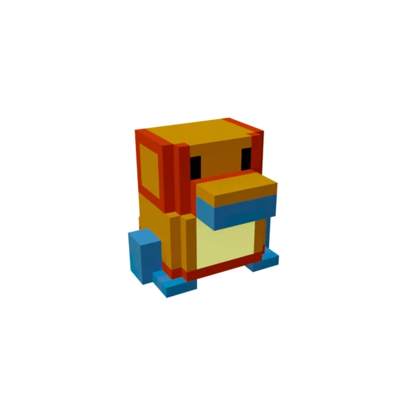 Platypus voxel 3d model