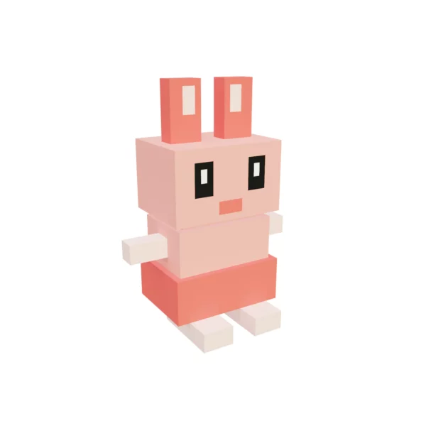 Cute Bunny voxel art