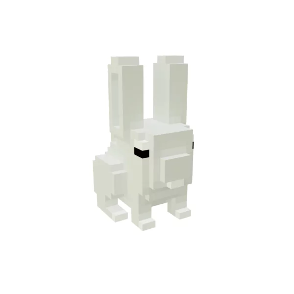 Rabbit voxel 3D model