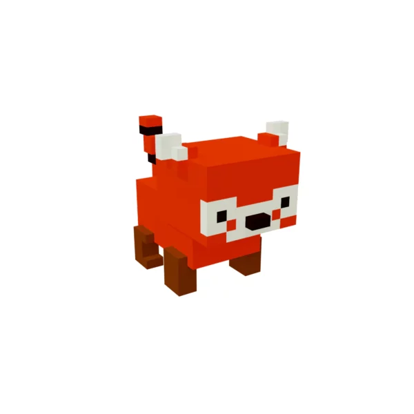 Voxel Red Panda
