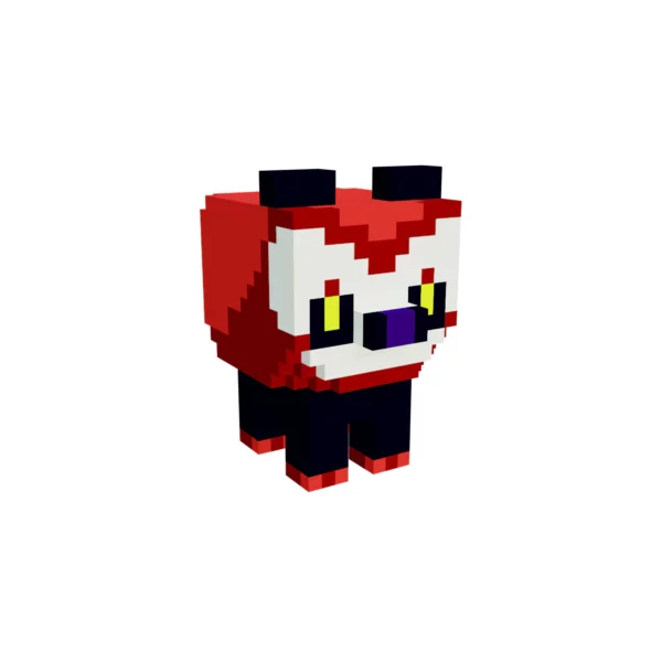 Red Panda voxel art