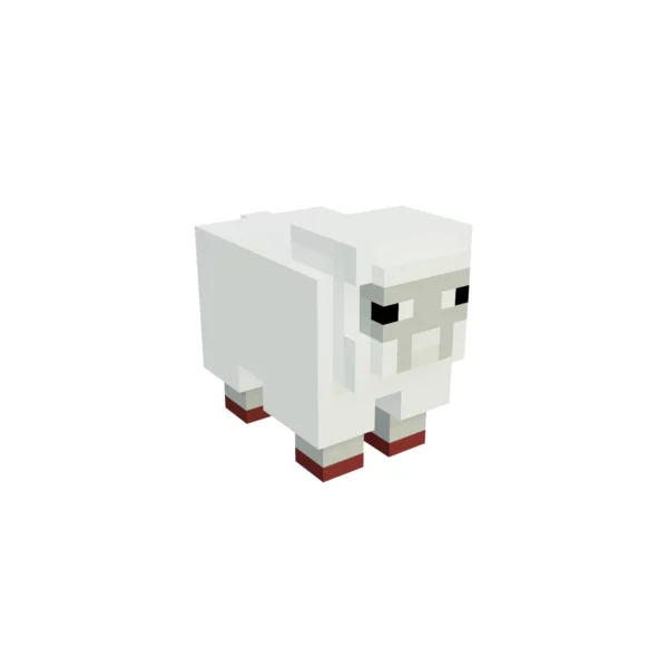 Voxel Sheep 3D model