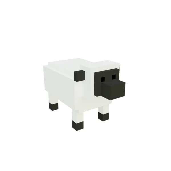 Sheep voxel art