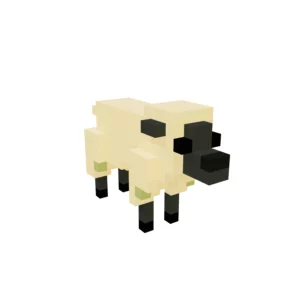 Sheep voxel 3D model