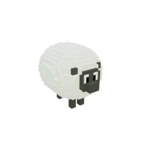 Cute Sheep voxel art