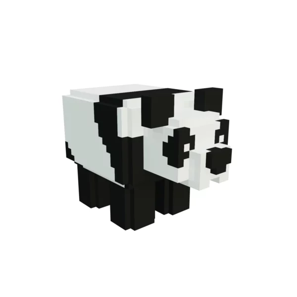 Voxel Panda 3D model