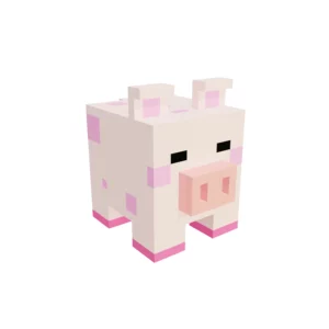 Voxel Pig 3D model