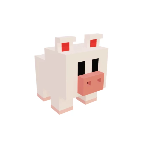 Voxel art of Pig