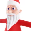 Santa Claus character 3d model