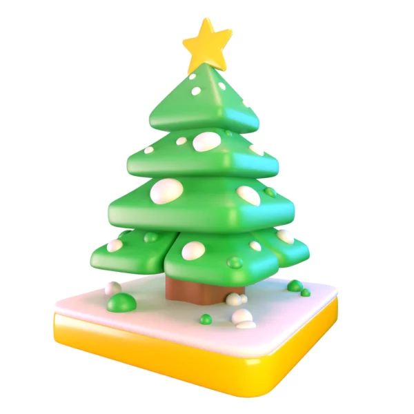 Stylized Christmas Tree 3d model