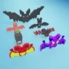 Bat voxel art pack 3d model