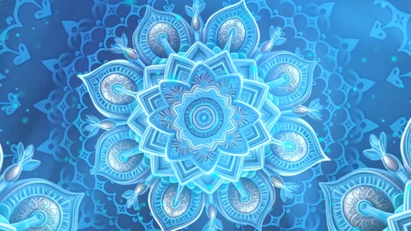 Mandala devotional background animation