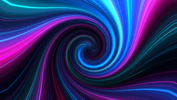 Abstract twirl animation background video